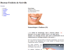 Tablet Screenshot of docteurdesereville.fr